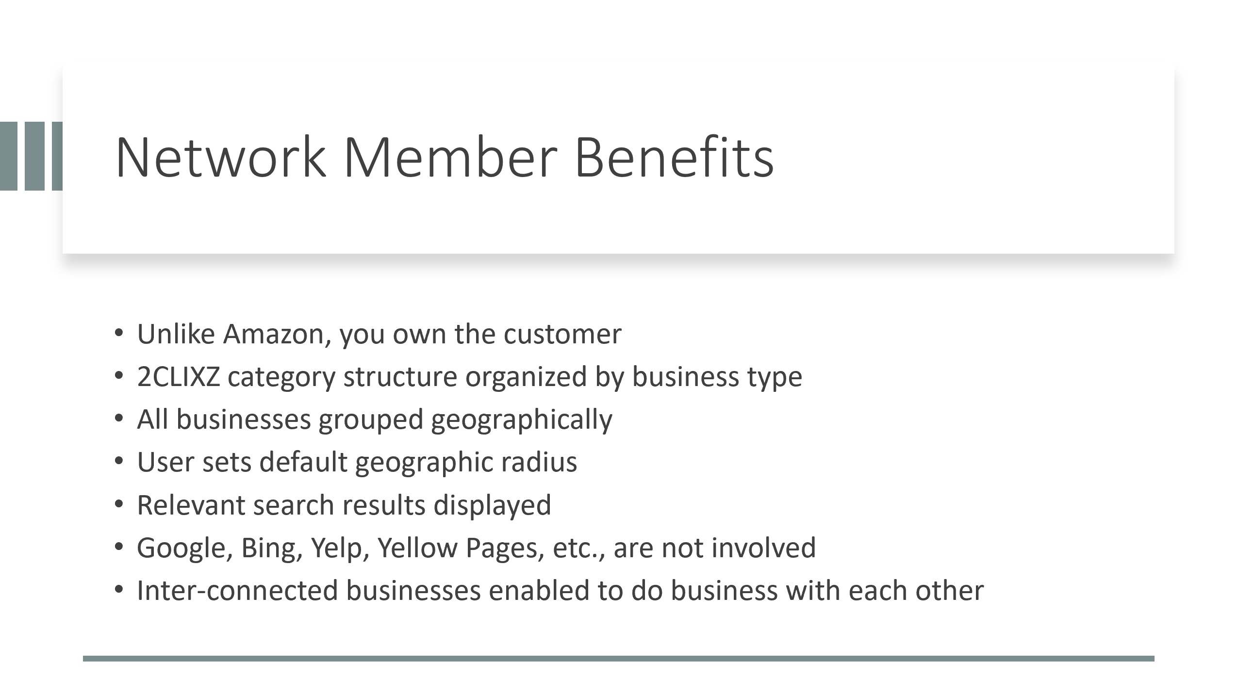 Business Network Member Benefits