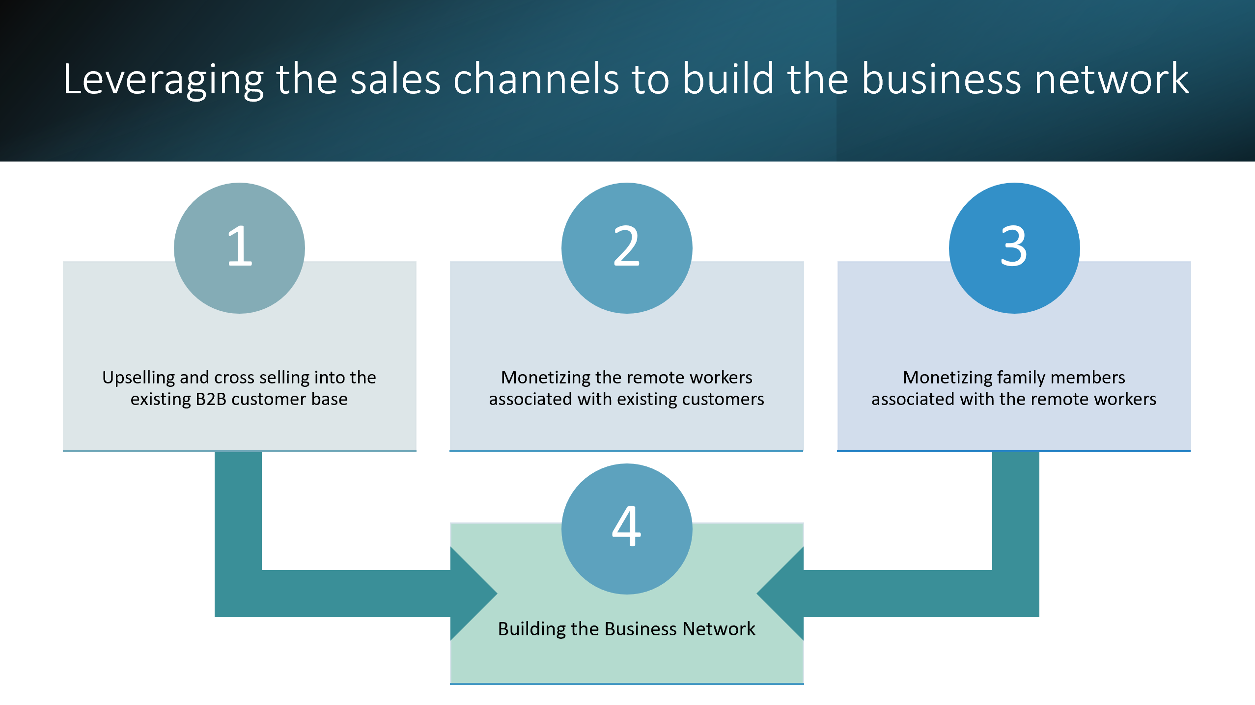Leveraging Sales Channels for Developing Business Network