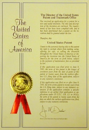 Example of U.S. Patent